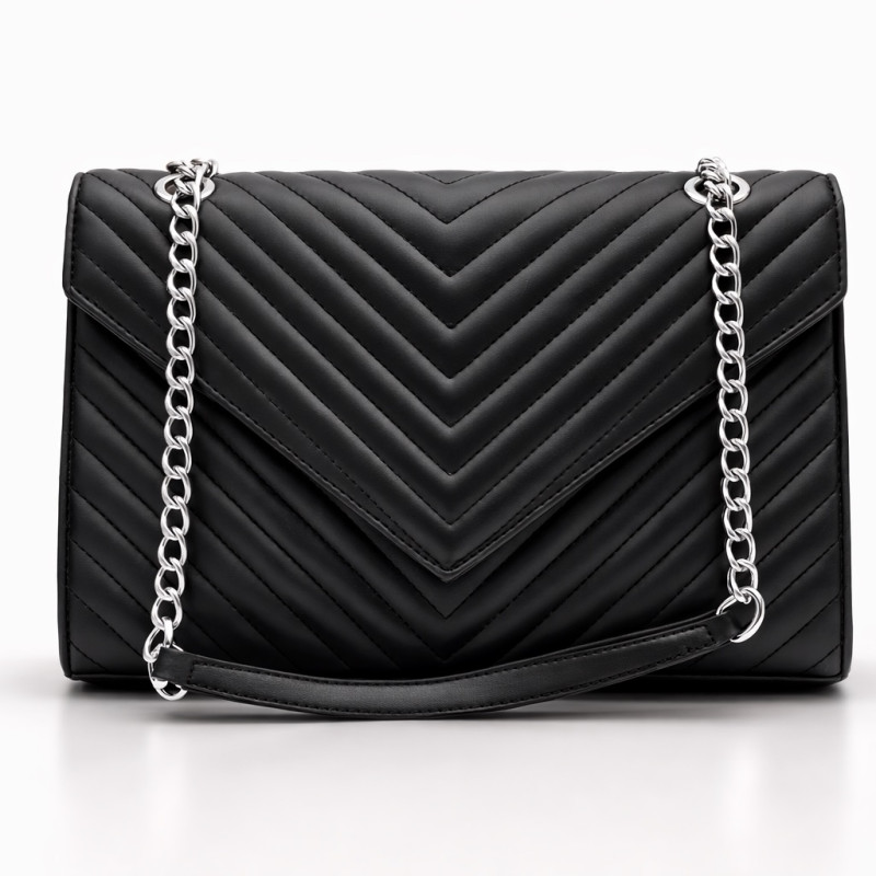 ΤΣΑΝΤΑ ΚΑΠΙΤΟΝΕ ΜΕ ΑΛΥΣΙΔΑ ΜΑΥΡΗ - Joel Fashion