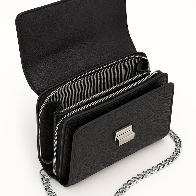 ΤΣΑΝΤΑ ΩΜΟΥ ΜΑΥΡΗ ΜΕ ΑΛΥΣΙΔΑ