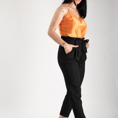 ΜΠΛΟΥΖΑ ΓΥΝΑΙΚΕΙΑ  ΣΑΤΕΝ ΛΙΝΖΕΡΙ ΜΕ ΔΑΝΤΕΛΑ ΣΤΟ ΜΠΟΥΣΤΟ