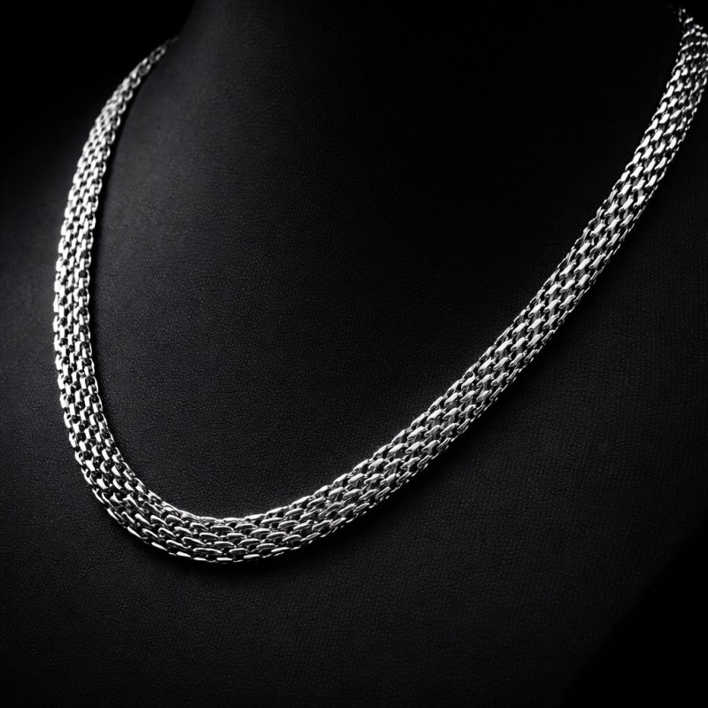 ΑΛΥΣΙΔΑ ΛΑΙΜΟΥ ΠΛΕΚΤΗ ΑΣΗΜΕΝΙΑ - Joel Fashion