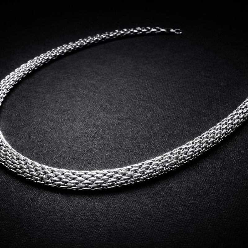 ΑΛΥΣΙΔΑ ΛΑΙΜΟΥ ΠΛΕΚΤΗ ΑΣΗΜΕΝΙΑ - Joel Fashion