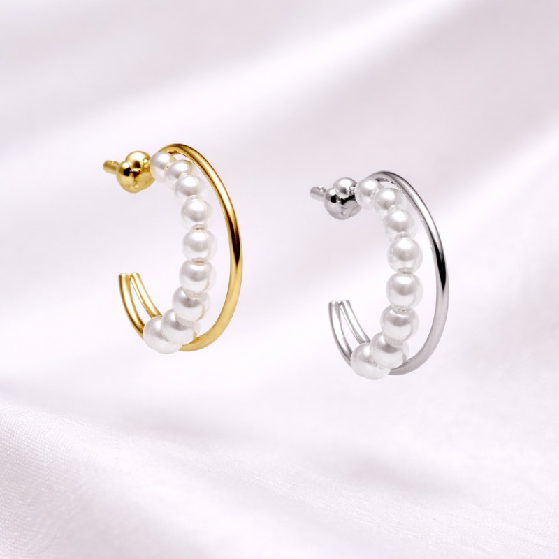 ΣΚΟΥΛΑΡΙΚΙΑ ΚΡΙΚΟΙ ΔΙΠΛΟΙ ΜΕ ΠΕΡΛΕΣ - Joel Fashion