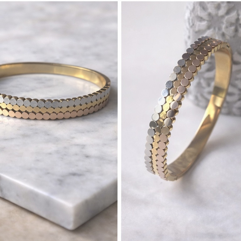 ΒΡΑΧΙΟΛΙ ΧΕΙΡΟΠΕΔΑ ΤΡΙΧΡΩΜΟ ΑΤΣΑΛΙ 316Λ -