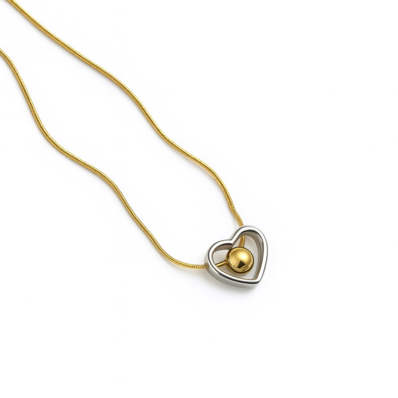 ΚΟΛΙΕ ΚΑΡΔΙΑ ΔΙΧΡΩΜΗ ΑΤΣΑΛΙ 316L -