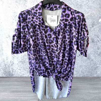 ΠΟΥΚΑΜΙΣΟ ANIMAL PRINT ΣΕ ΕΝΤΟΝΑ ΧΡΩΜΑΤΑ