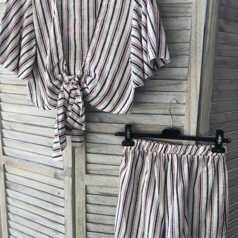 BOHO ΣΕΤ ΣΟΡΤΣΑΚΙ ΜΕ TOP ΜΕ ΔΕΣΙΜΟ ΜΠΡΟΣΤΑ