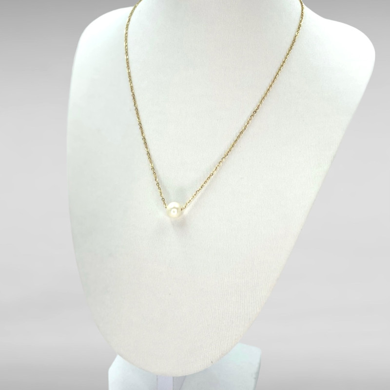 ΚΟΛΙΕ ΑΤΣΑΛΙ PEARLSTEEL ΜΕ ΛΕΥΚΗ ΠΕΡΛΑ