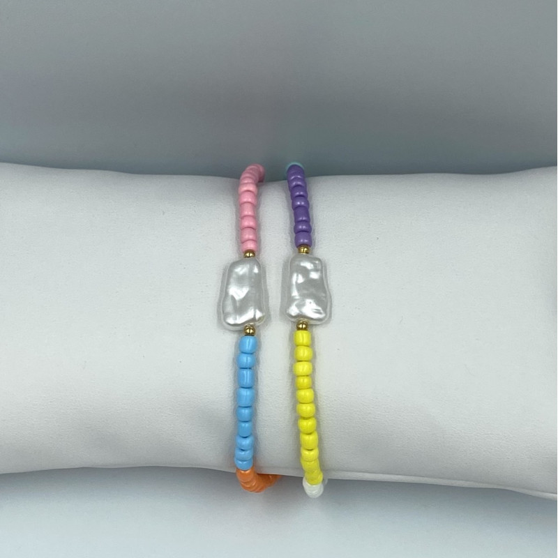 ΠΟΔΙΟΥ ΒΡΑΧΙΟΛΙ ΜΕ ΧΡΩΜΑΤΙΣΤΕΣ ΧΑΝΤΡΕΣ ΚΑΙ ΛΕΥΚΗ ΠΕΤΡΑ